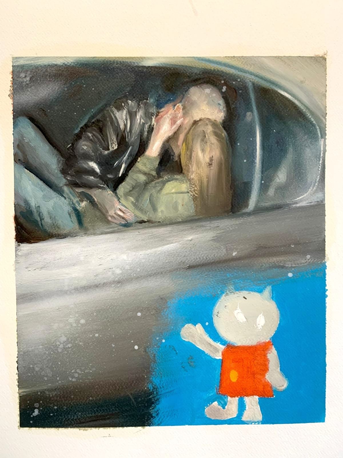 Cemile Çolak — Untitled, 2025, Oil on paper, 50 x 70 cm (2)