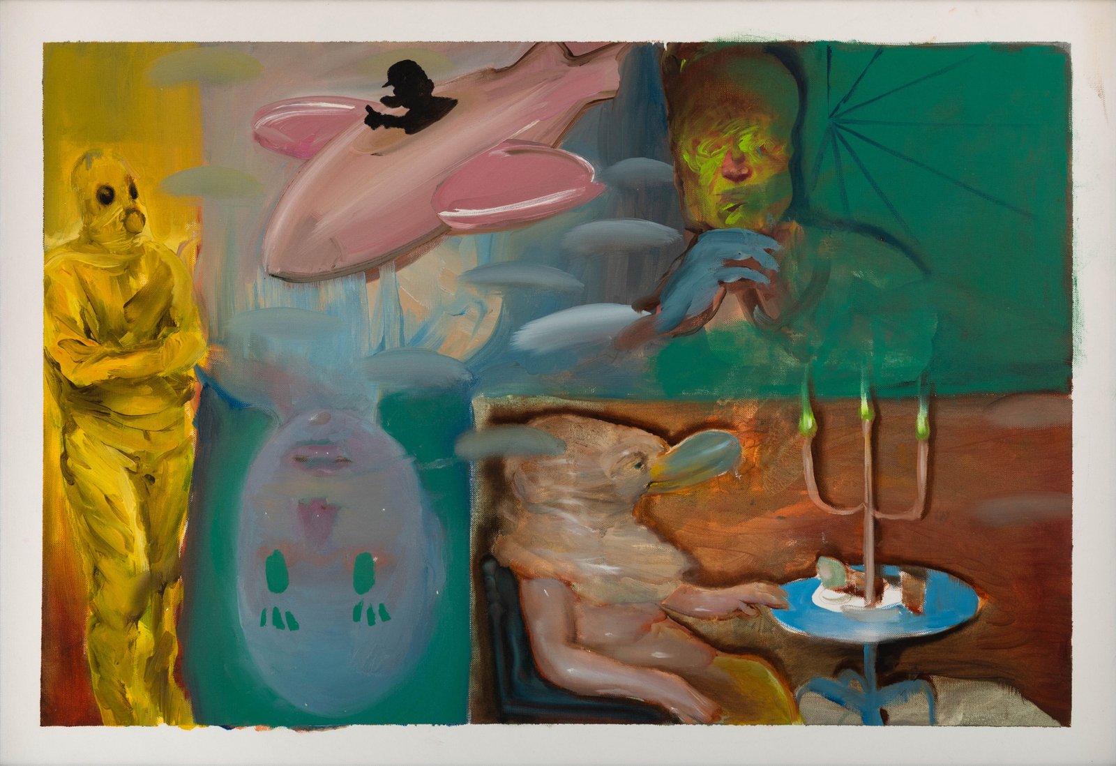 Cemile Çolak — Untitled, 2025, Oil on paper, 50 x 70 cm