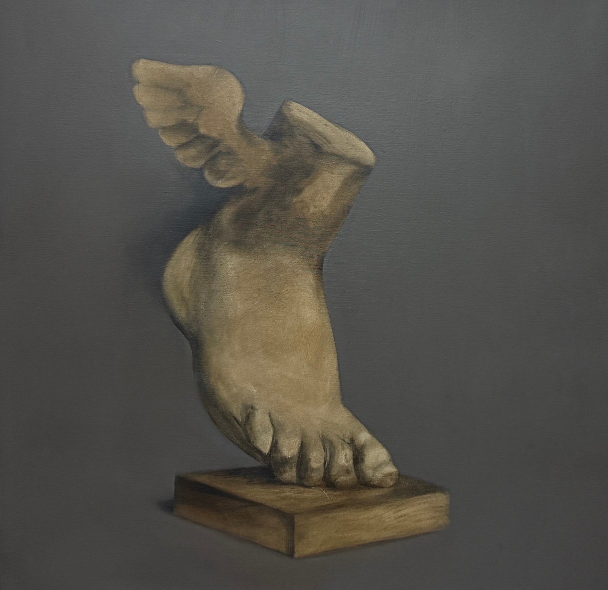 Furkan Akhan — Untitled, 2024, Oil on canvas, 71 x 73 cm.