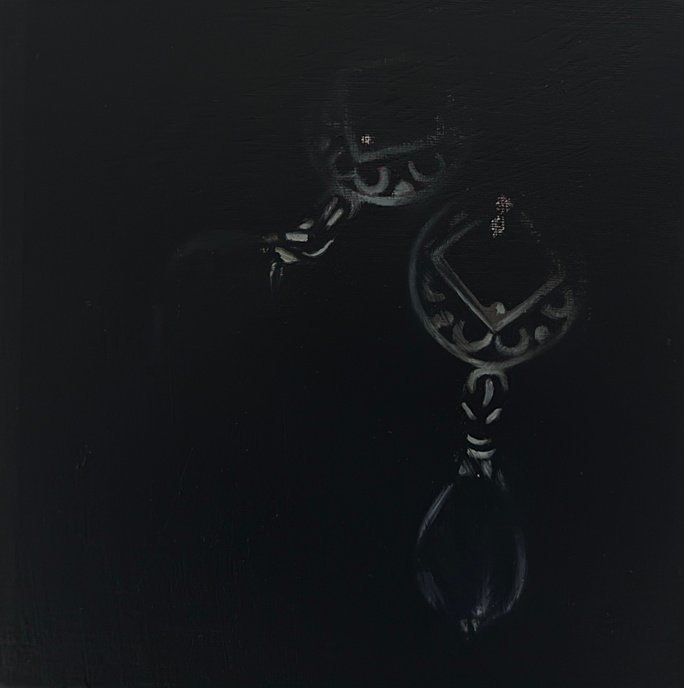 Furkan Akhan — Untitled, 2025, Oil on canvas, 20x20cm