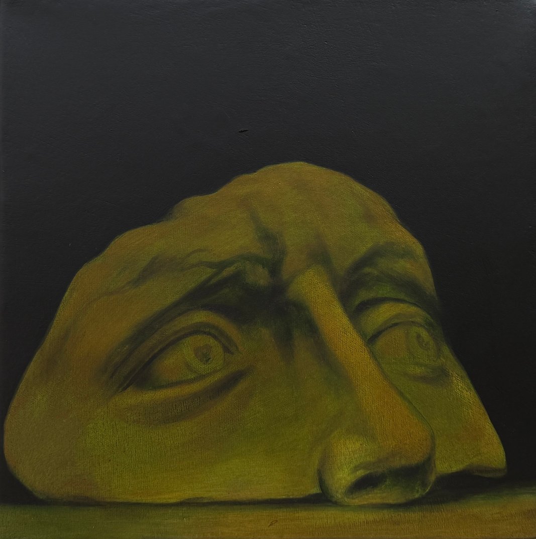 Furkan Akhan — Untitled, 2025, Oil on canvas, 31x31cm