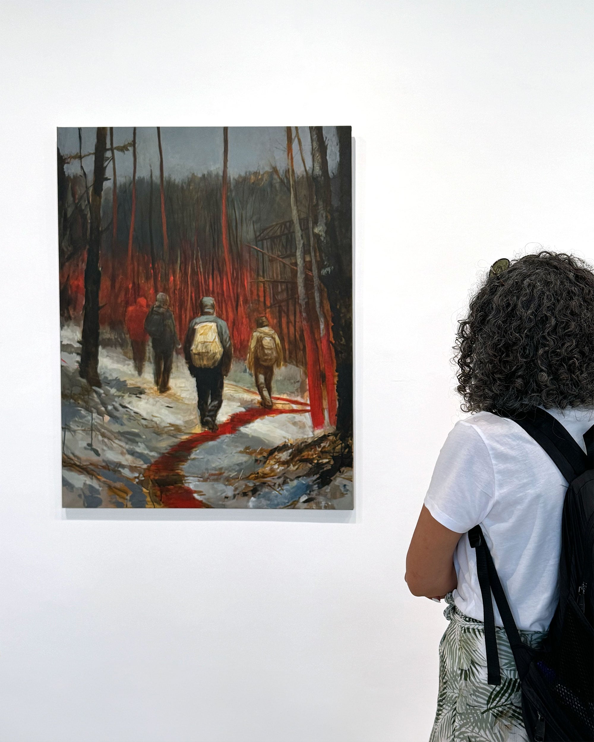 Djochkoun Sami, “Nueva Germania”, 2023, Acrylic on canvas, 130 x 97 cm